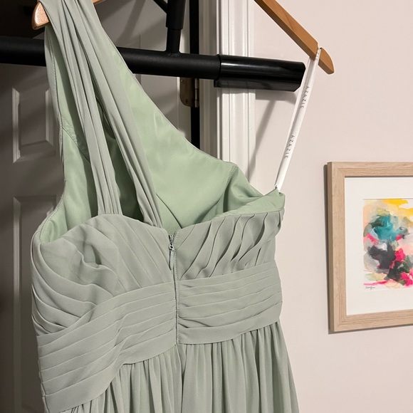 Azazie Molly Dusty Sage Bridesmaid Dress - Picture 5 of 9